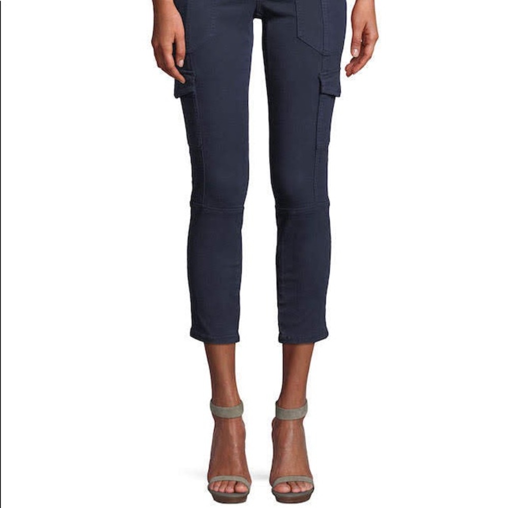 Joie Okana Cropped Cargo Navy Blue Pant Size 23